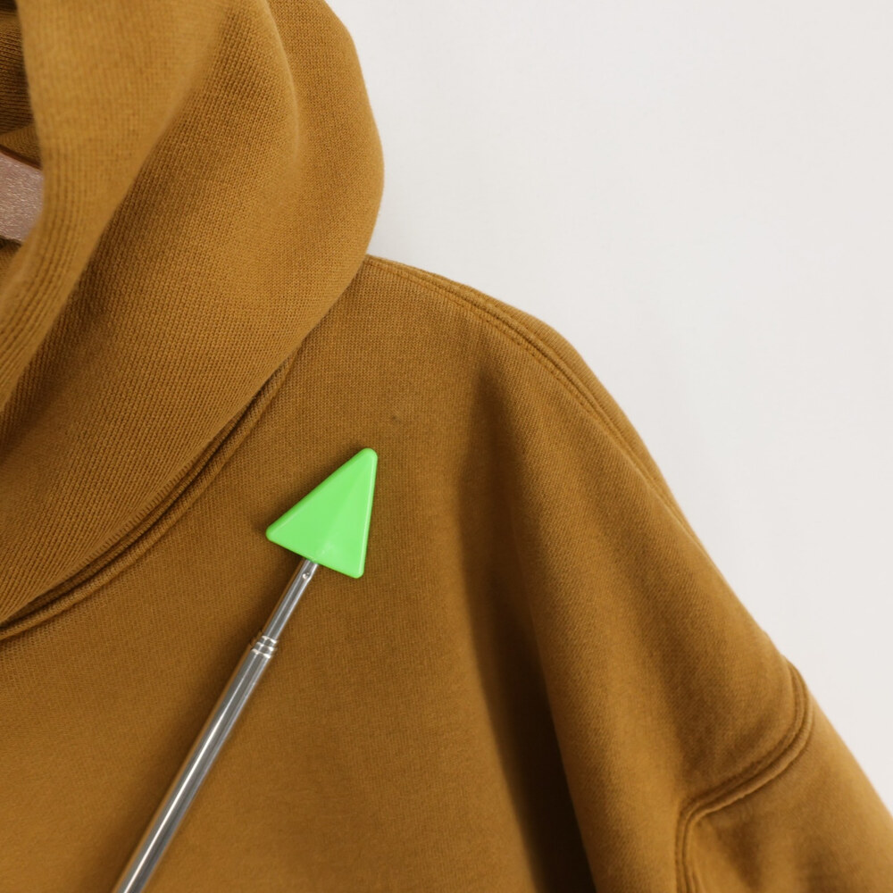 Yeezy Gap Perfect Hoodie Mens M Brown Double Layer Heavyweight Boxy Cropped - Picture 4 of 10